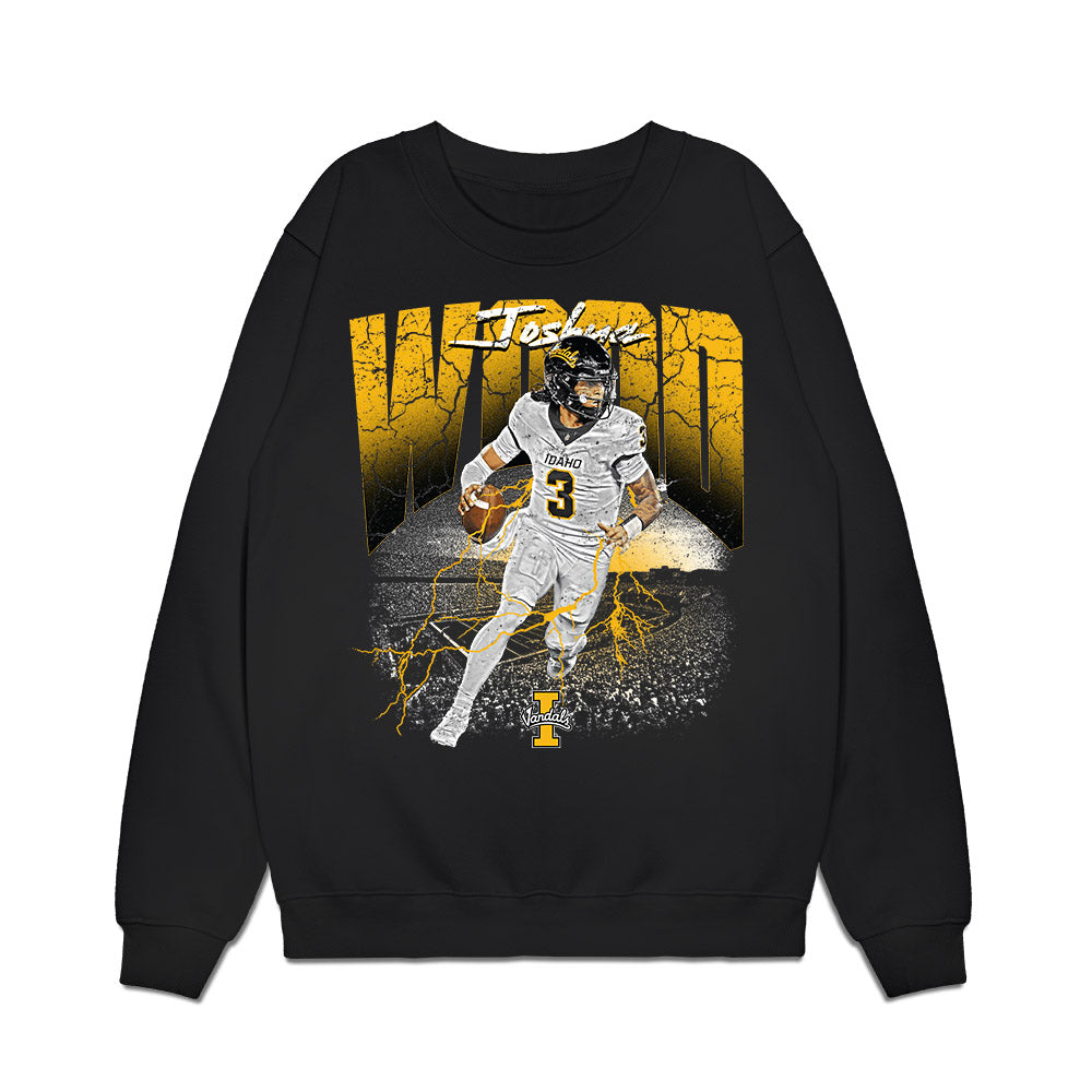 Idaho - NCAA Football : Joshua Wood - Collage Premium Crewneck Sweatshirt-0
