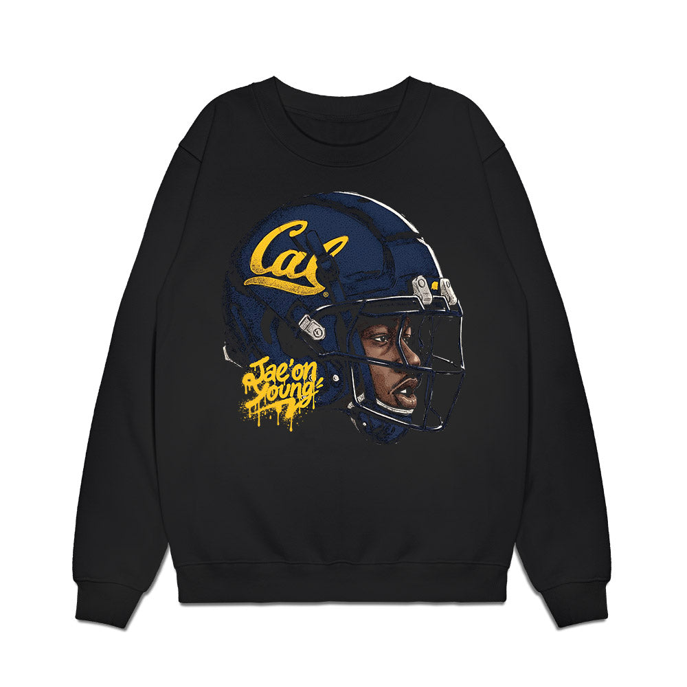 UC Berkeley - NCAA Football : Jae'on Young - Game Face Premium Crewneck Sweatshirt-0