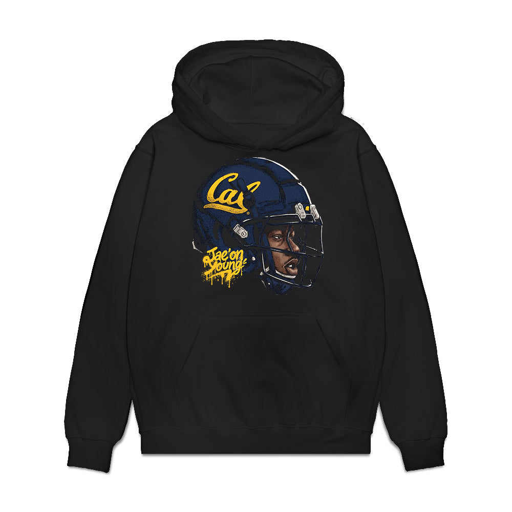 UC Berkeley - NCAA Football : Jae'on Young - Game Face Premium Hooded Sweatshirt-0
