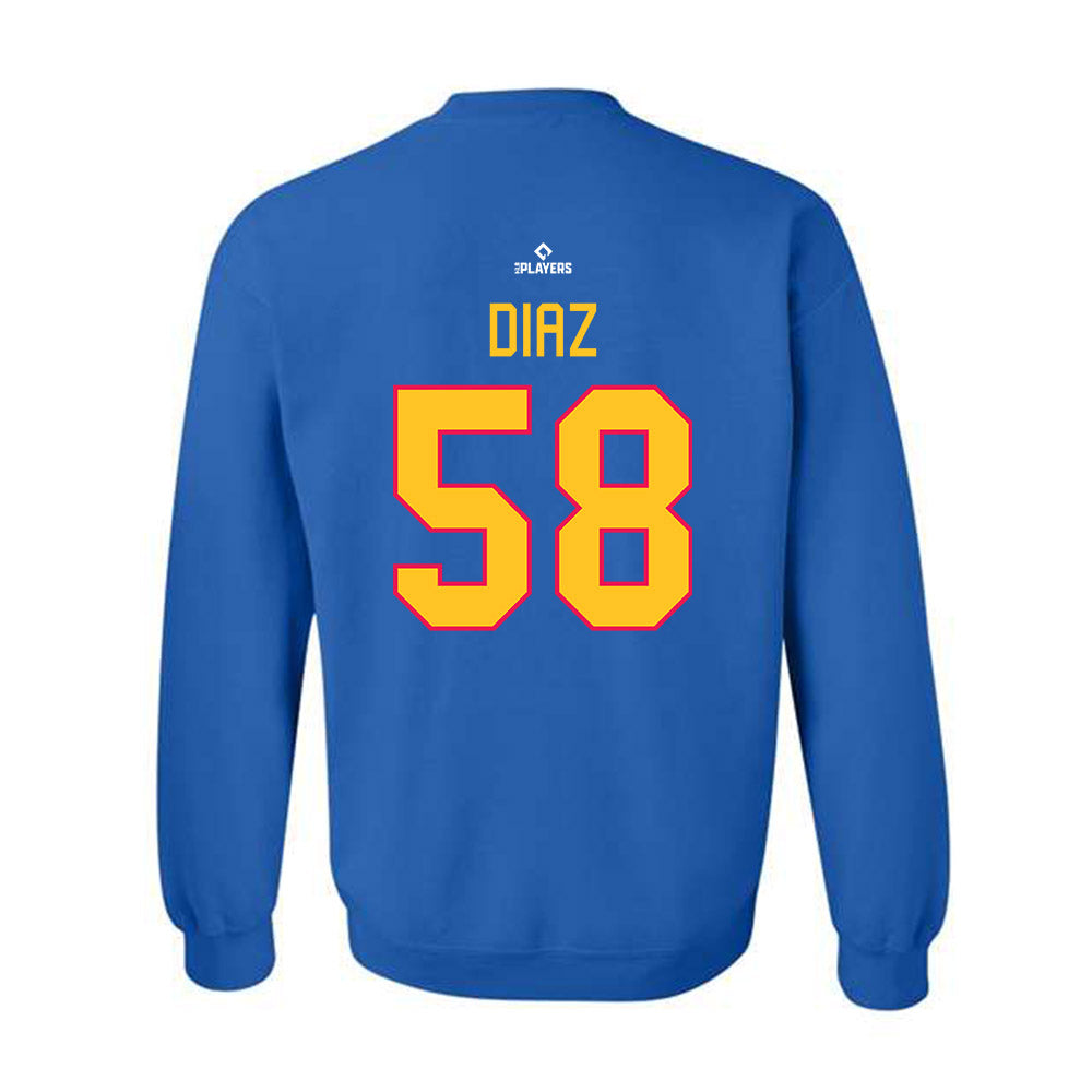Brooklyn Cyclones - MILB Baseball : Joel Diaz - Crewneck Sweatshirt-1