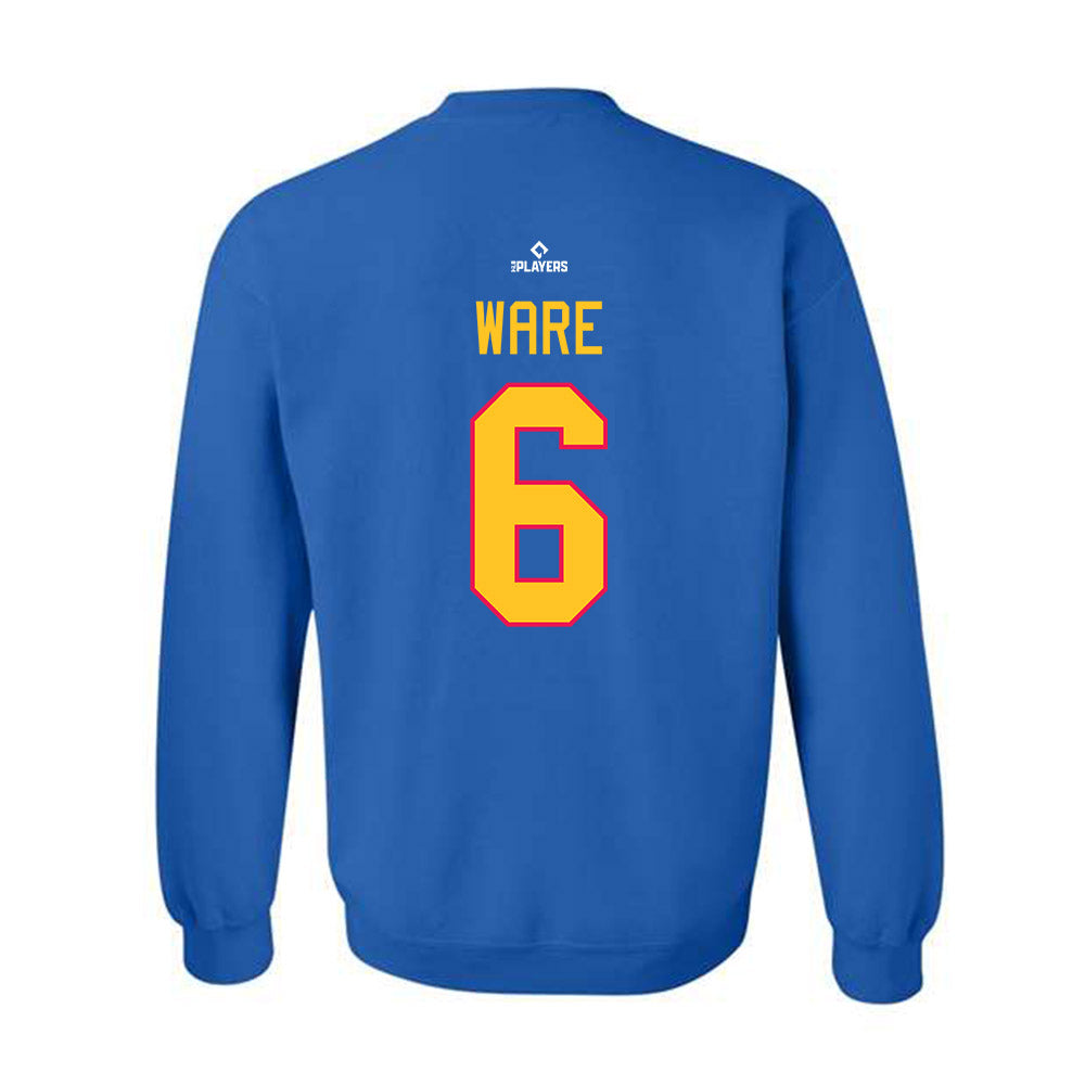 Brooklyn Cyclones - MILB Baseball : Conner Ware - Crewneck Sweatshirt-1
