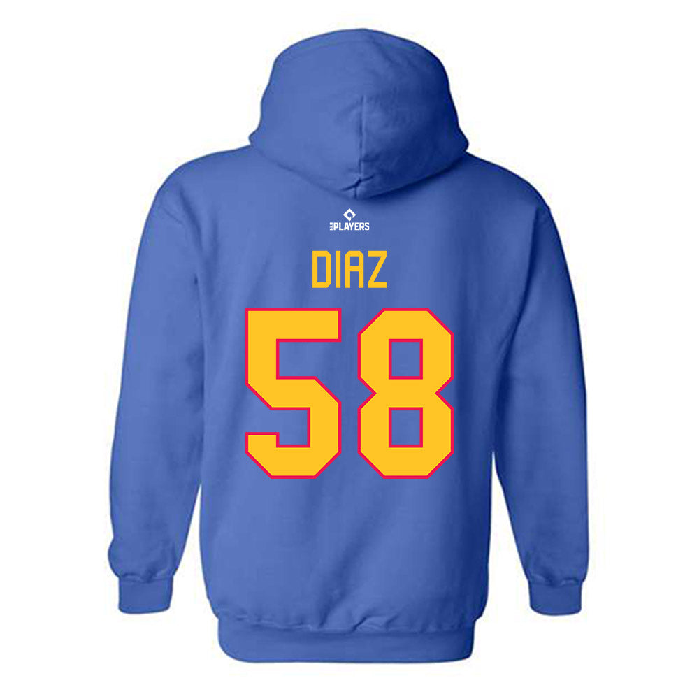 Brooklyn Cyclones - MILB Baseball : Joel Diaz - Hooded Sweatshirt-1