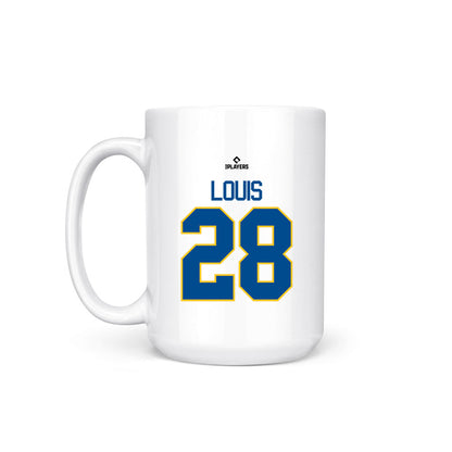Brooklyn Cyclones - MILB Baseball : Gregori Louis - Coffee Mug-1