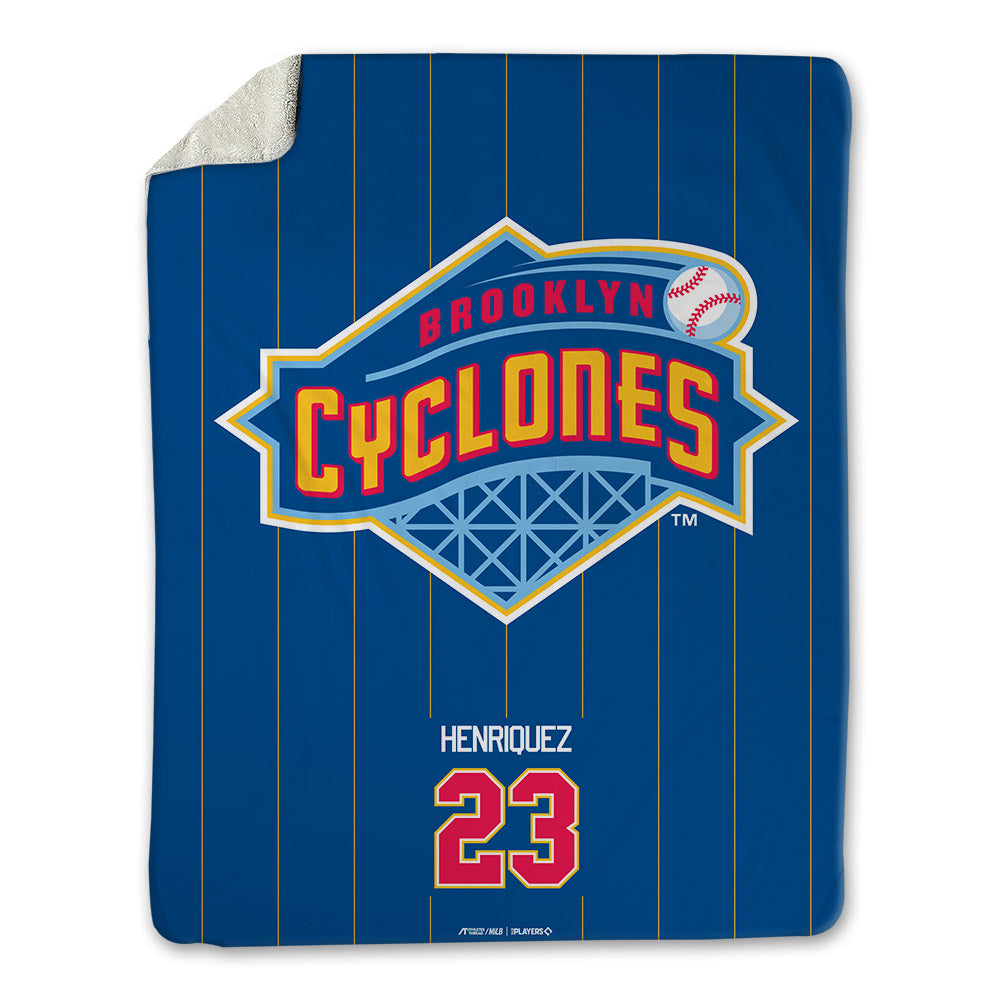 Brooklyn Cyclones - MILB Baseball : Yonatan Henriquez - Blanket-0