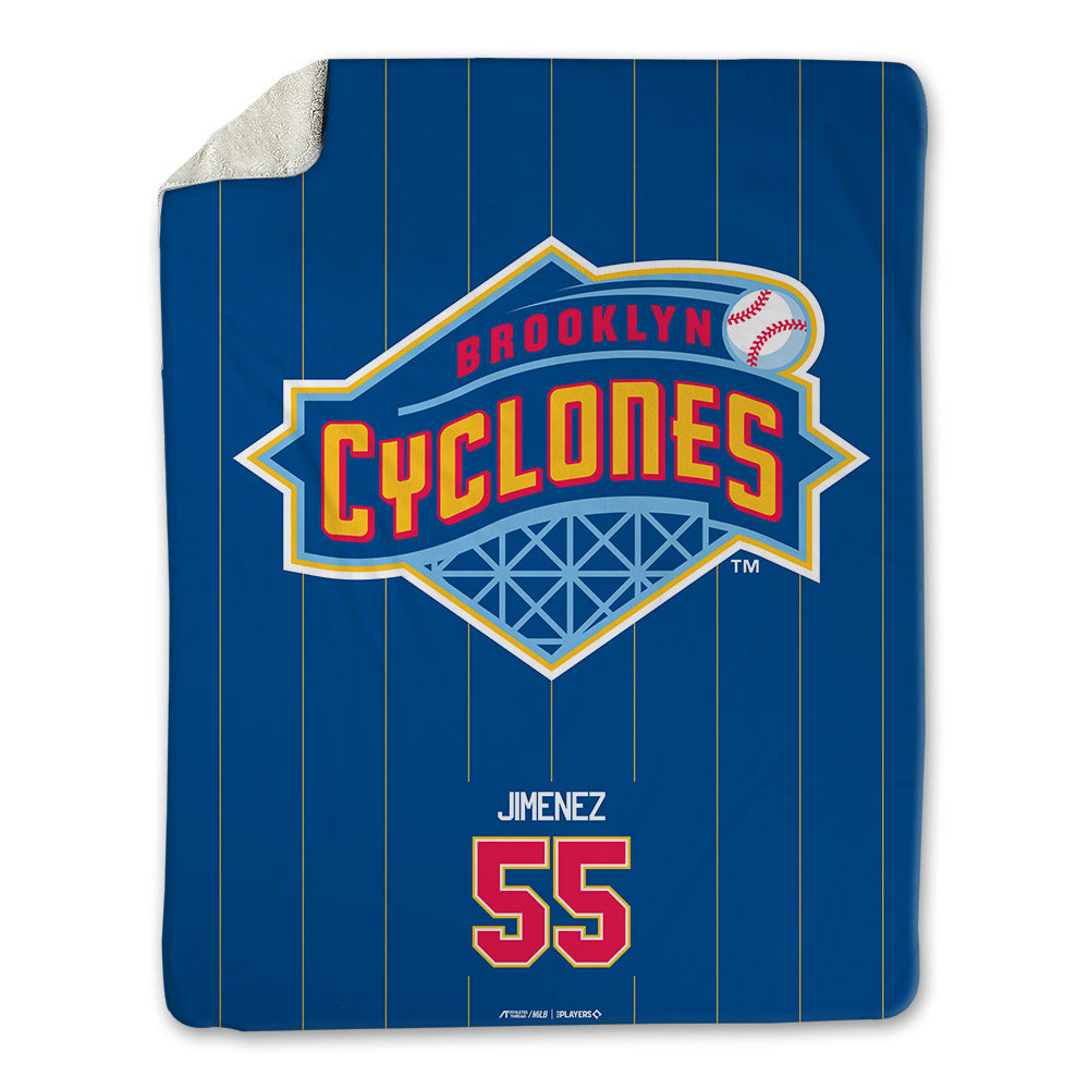 Brooklyn Cyclones - MILB Baseball : Antonio Jimenez - Blanket-0