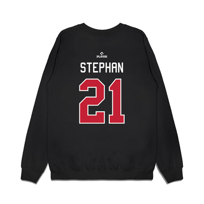 Buffalo Bisons - MILB Baseball : Josh Stephan - Premium Crewneck Sweatshirt-1