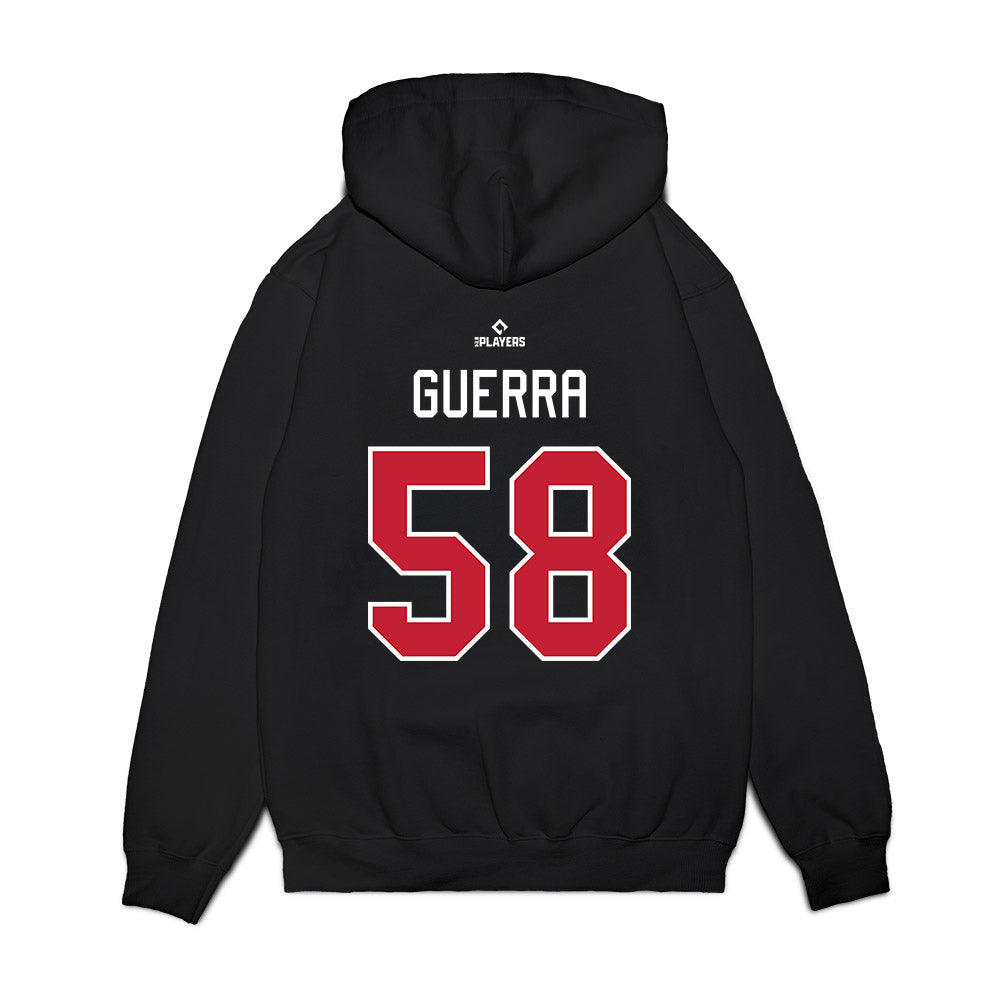 Buffalo Bisons - MILB Baseball : Daniel Guerra - Premium Hooded Sweatshirt-1