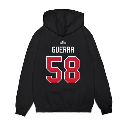 Buffalo Bisons - MILB Baseball : Daniel Guerra - Premium Hooded Sweatshirt-1