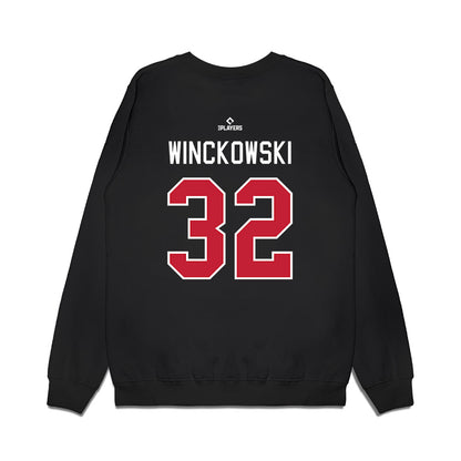 Buffalo Bisons - MILB Baseball : Josh Winckowski - Premium Crewneck Sweatshirt-1