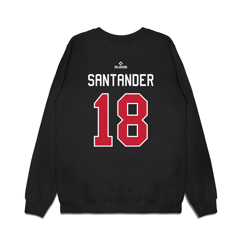 Buffalo Bisons - MILB Baseball : Anthony Santander - Premium Crewneck Sweatshirt-1
