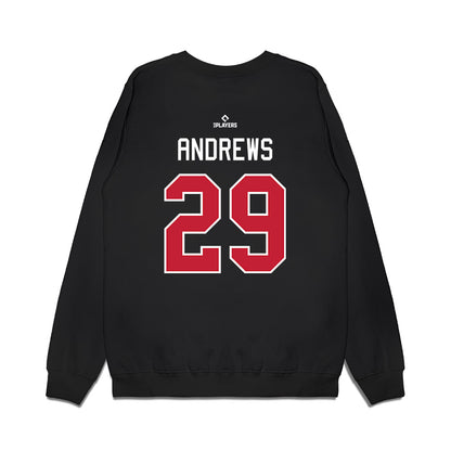 Buffalo Bisons - MILB Baseball : Tanner Andrews - Premium Crewneck Sweatshirt-1