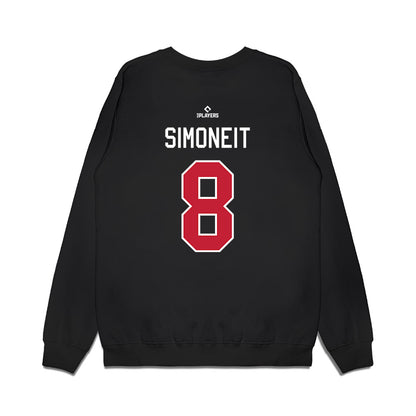 Buffalo Bisons - MILB Baseball : William Simoneit - Premium Crewneck Sweatshirt-1