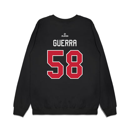 Buffalo Bisons - MILB Baseball : Daniel Guerra - Premium Crewneck Sweatshirt-1