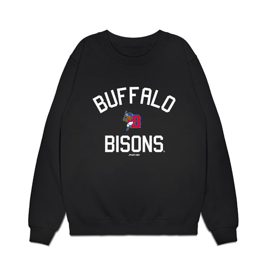 Buffalo Bisons - MILB Baseball : Gage Stanifer - Premium Crewneck Sweatshirt-0