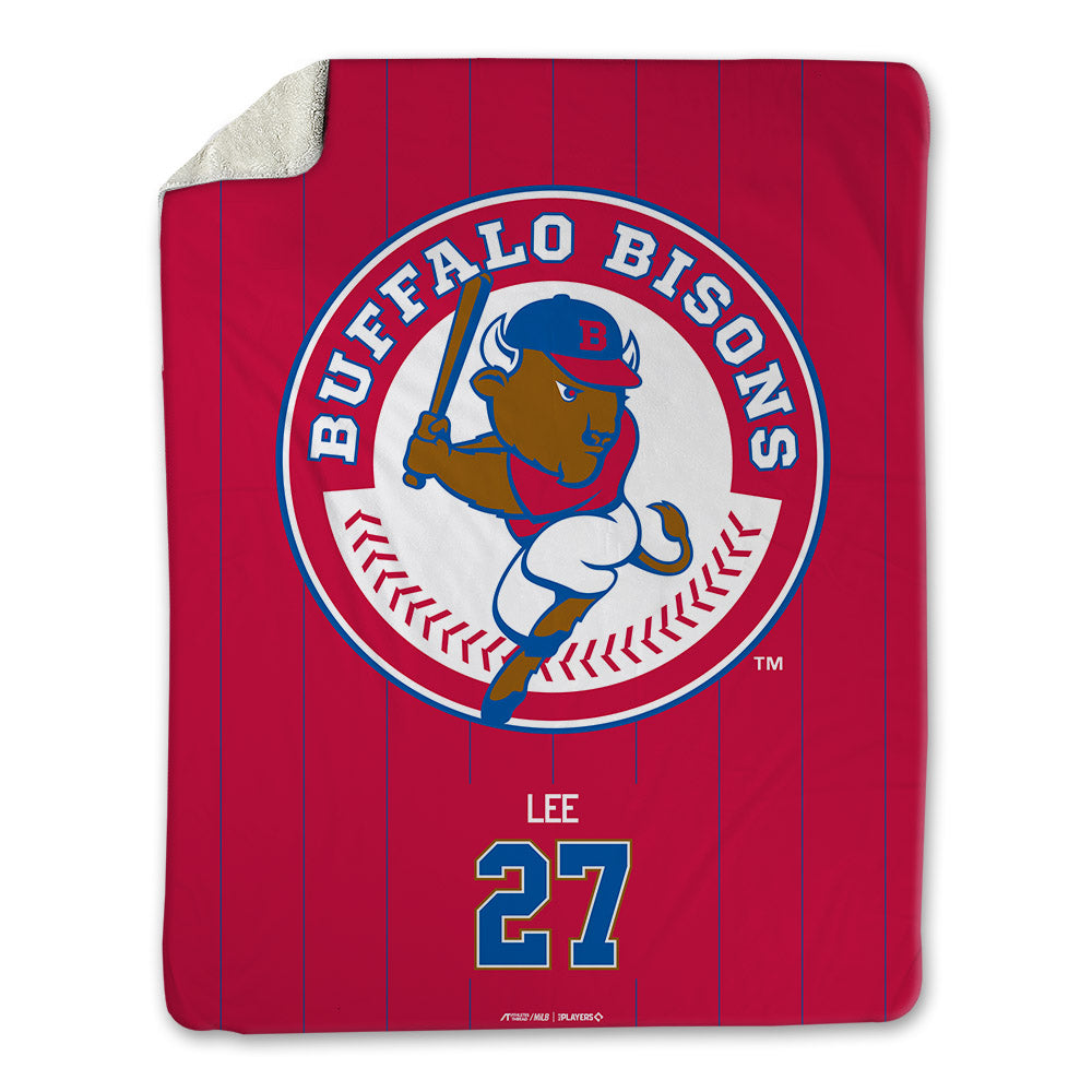 Buffalo Bisons - MILB Baseball : Chase Lee - Blanket-0