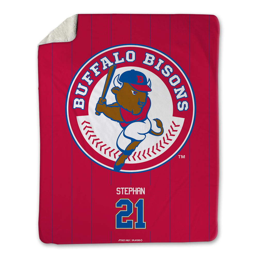 Buffalo Bisons - MILB Baseball : Josh Stephan - Blanket-0