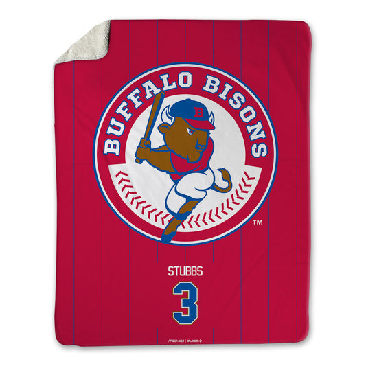 Buffalo Bisons - MILB Baseball : C.J. Stubbs - Blanket-0