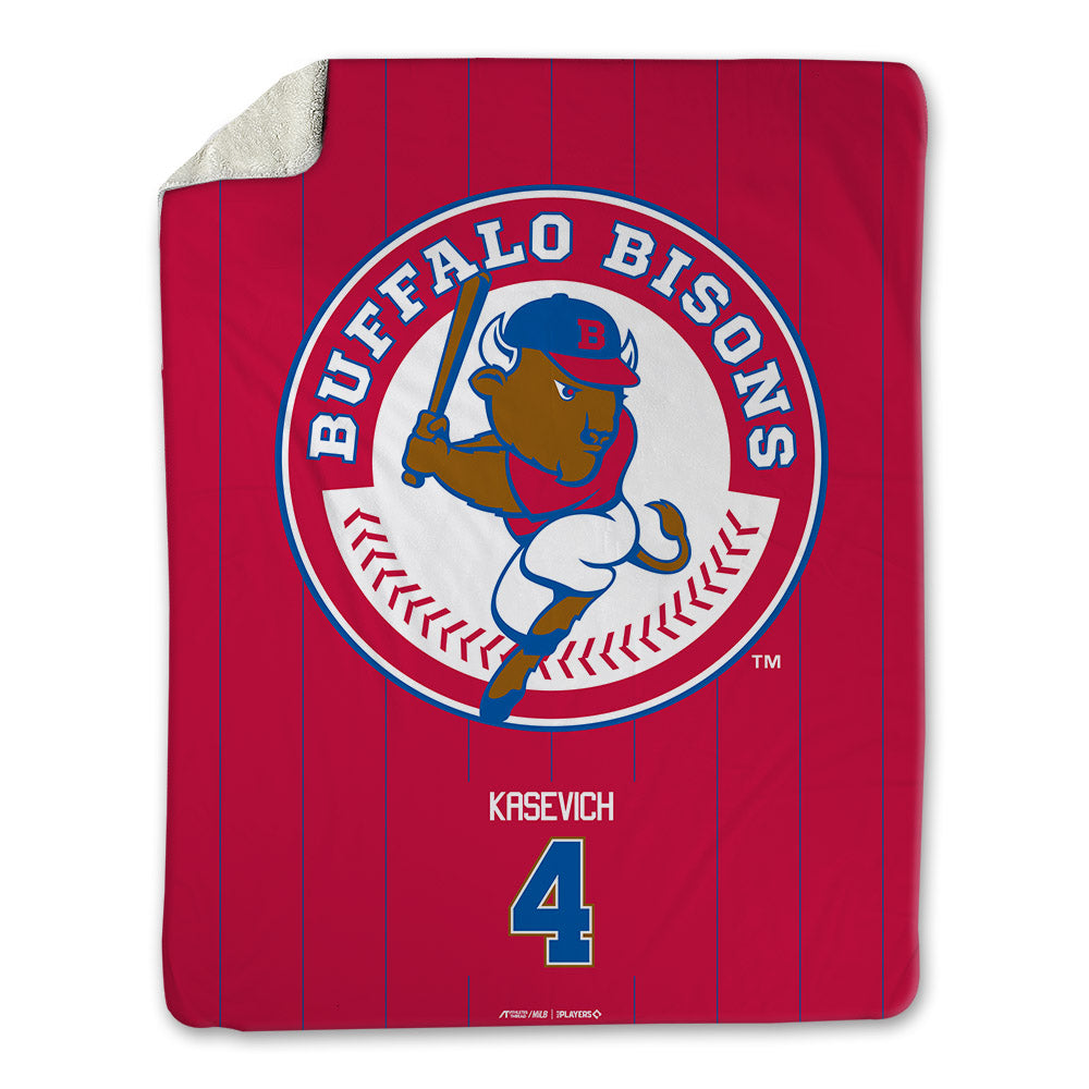 Buffalo Bisons - MILB Baseball : Josh Kasevich - Blanket-0