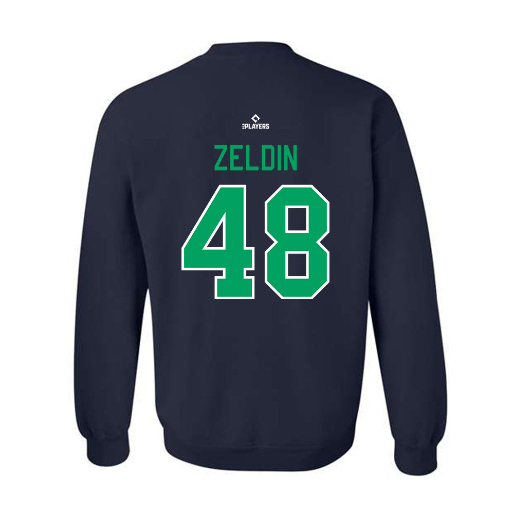 Cedar Rapids Kernels - MILB Baseball : Brian Zeldin - Crewneck Sweatshirt-1