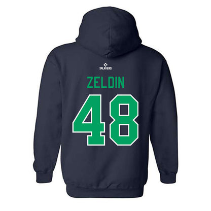 Cedar Rapids Kernels - MILB Baseball : Brian Zeldin - Hooded Sweatshirt-1