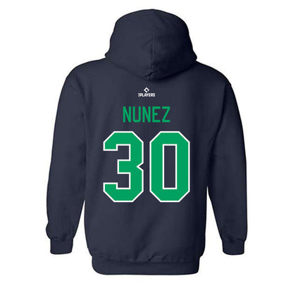 Cedar Rapids Kernels - MILB Baseball : Irvin Nunez - Hooded Sweatshirt-1