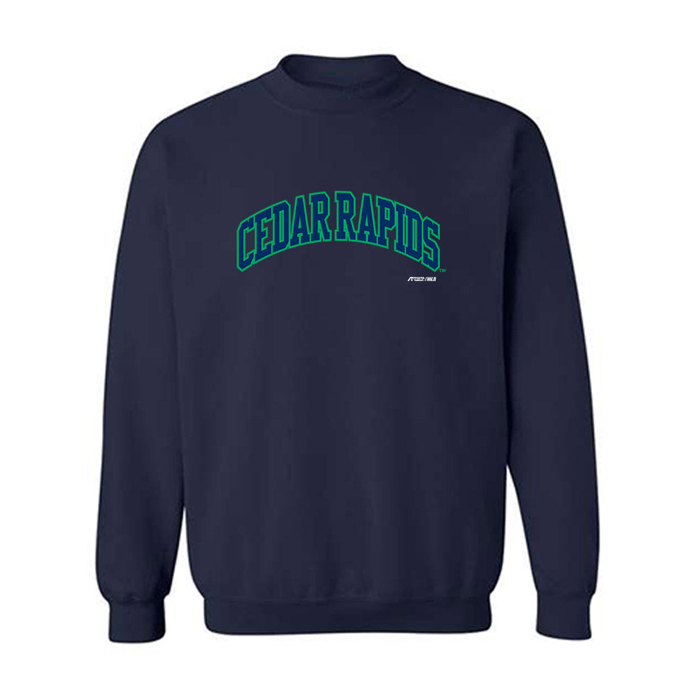 Cedar Rapids Kernels - MILB Baseball : Irvin Nunez - Crewneck Sweatshirt-0