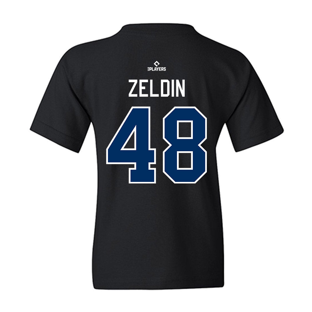 Cedar Rapids Kernels - MILB Baseball : Brian Zeldin - Youth T-Shirt-1