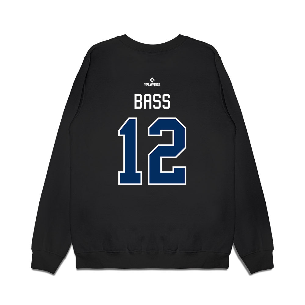 Cedar Rapids Kernels - MILB Baseball : Jayson Bass - Premium Crewneck Sweatshirt-1