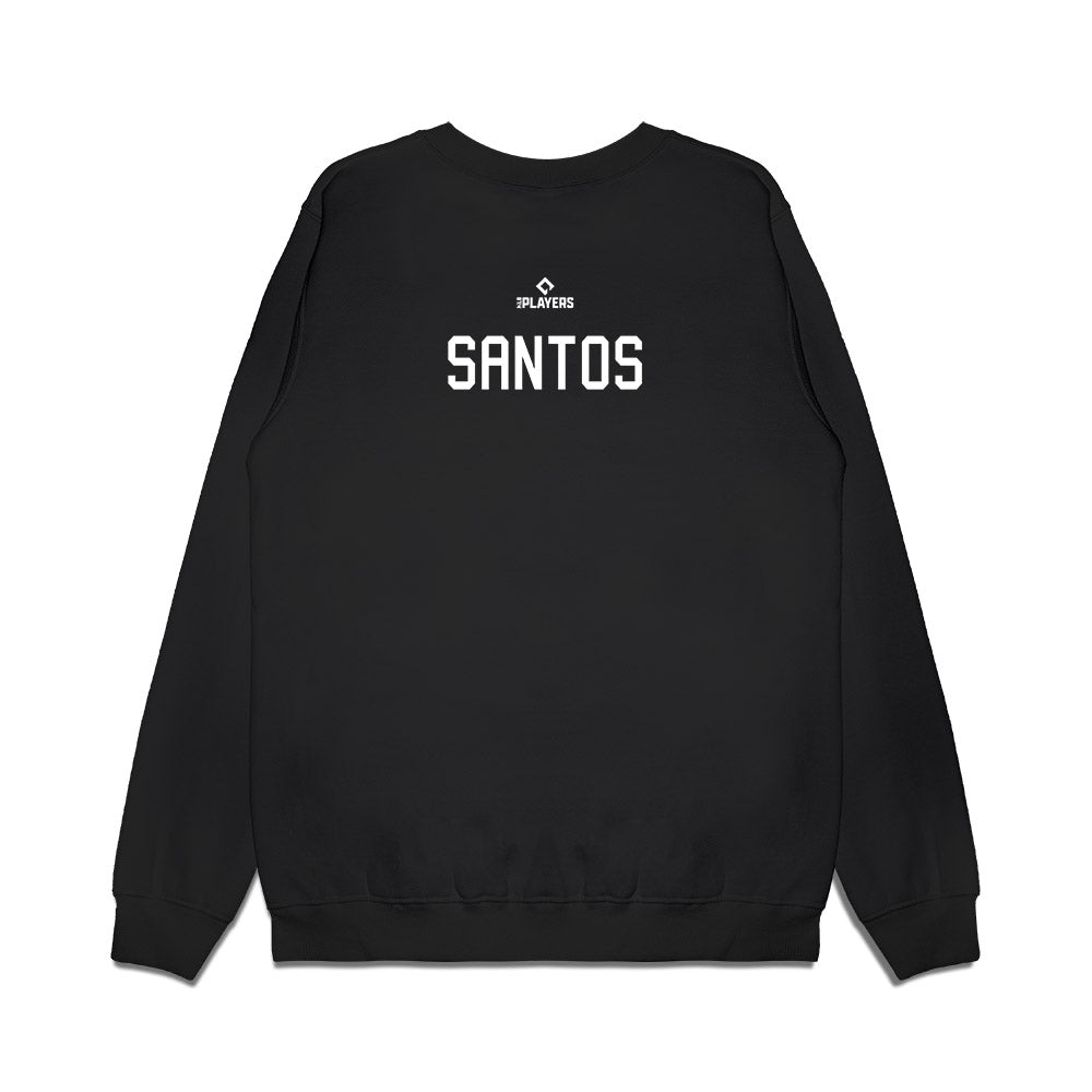 Cedar Rapids Kernels - MILB Baseball : Nolan Santos - Premium Crewneck Sweatshirt-1