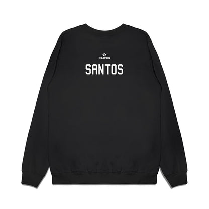 Cedar Rapids Kernels - MILB Baseball : Nolan Santos - Premium Crewneck Sweatshirt-1