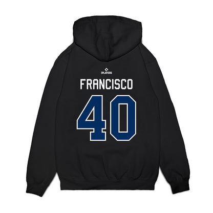 Cedar Rapids Kernels - MILB Baseball : Brent Francisco - Premium Hooded Sweatshirt-1