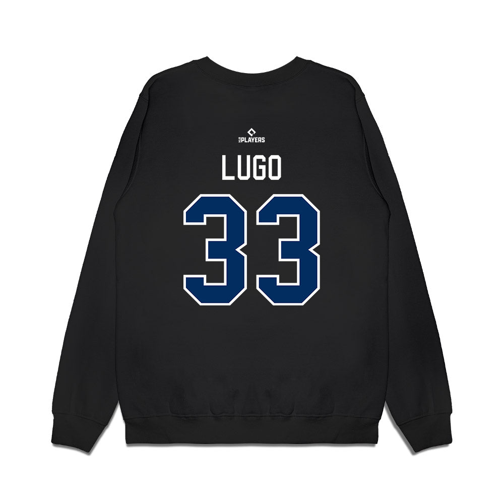 Cedar Rapids Kernels - MILB Baseball : Andy Lugo - Premium Crewneck Sweatshirt-1