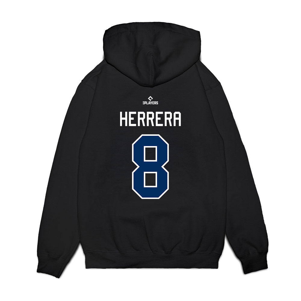 Cedar Rapids Kernels - MILB Baseball : Yilber Herrera - Premium Hooded Sweatshirt-1
