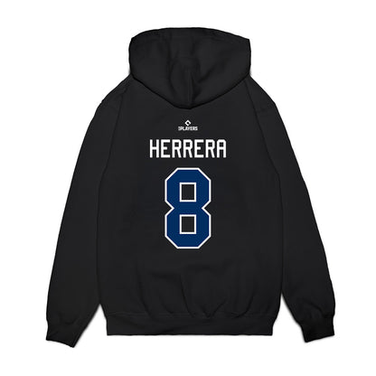 Cedar Rapids Kernels - MILB Baseball : Yilber Herrera - Premium Hooded Sweatshirt-1