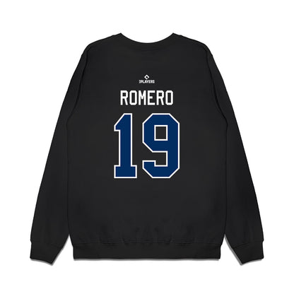 Cedar Rapids Kernels - MILB Baseball : Ivran Romero - Premium Crewneck Sweatshirt-1
