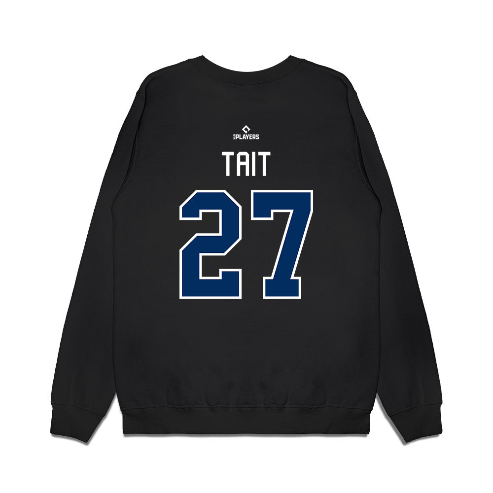 Cedar Rapids Kernels - MILB Baseball : Eduardo Tait - Premium Crewneck Sweatshirt-1