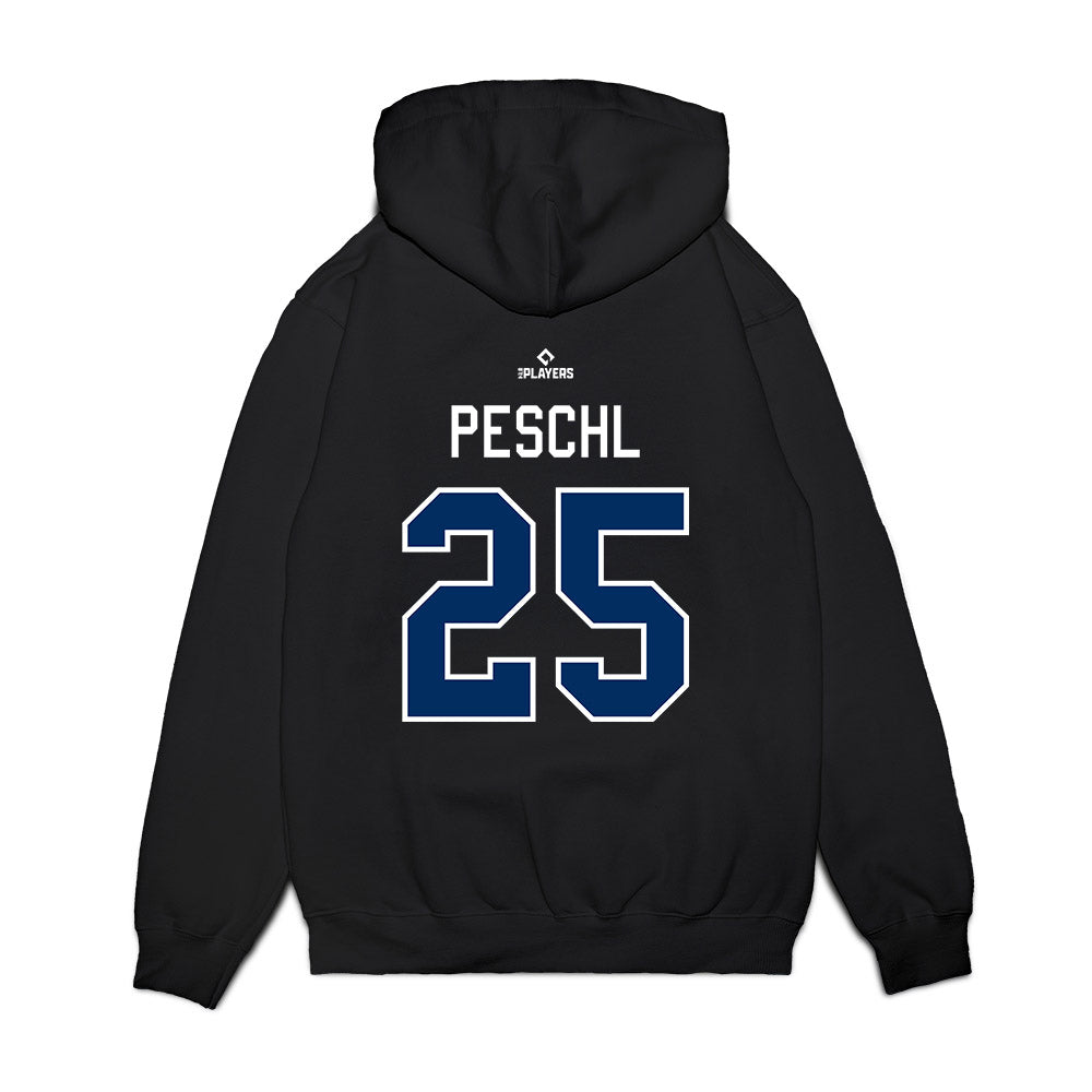 Cedar Rapids Kernels - MILB Baseball : Cole Peschl - Premium Hooded Sweatshirt-1