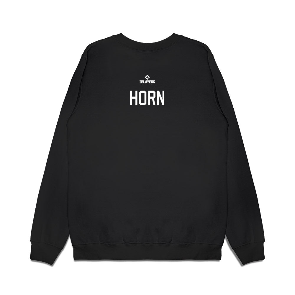 Cedar Rapids Kernels - MILB Baseball : Garrett Horn - Premium Crewneck Sweatshirt-1