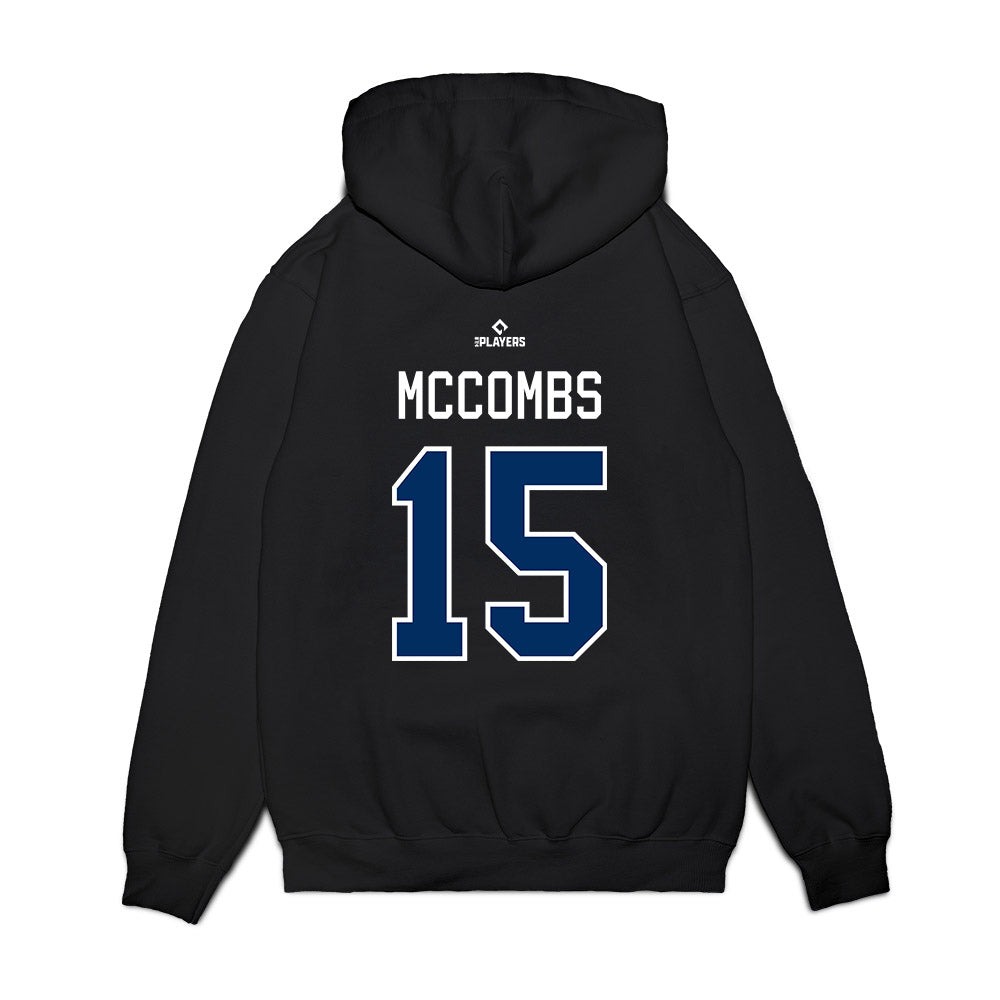 Cedar Rapids Kernels - MILB Baseball : Jacob McCombs - Premium Hooded Sweatshirt-1