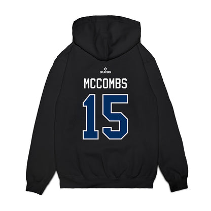 Cedar Rapids Kernels - MILB Baseball : Jacob McCombs - Premium Hooded Sweatshirt-1