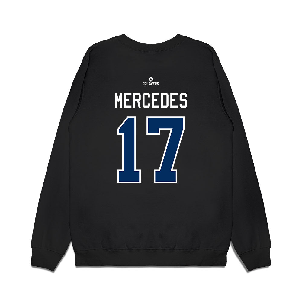 Cedar Rapids Kernels - MILB Baseball : Yasser Mercedes - Premium Crewneck Sweatshirt-1