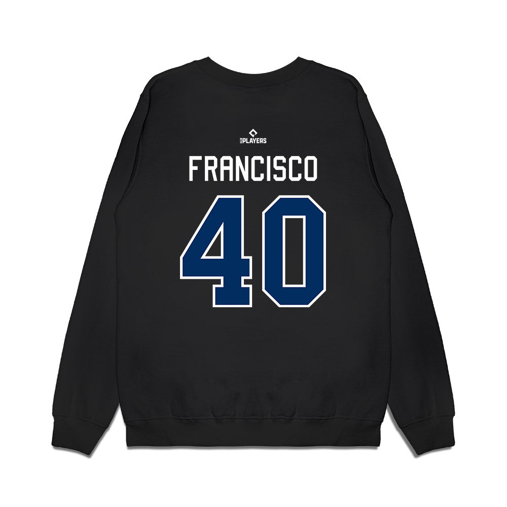 Cedar Rapids Kernels - MILB Baseball : Brent Francisco - Premium Crewneck Sweatshirt-1