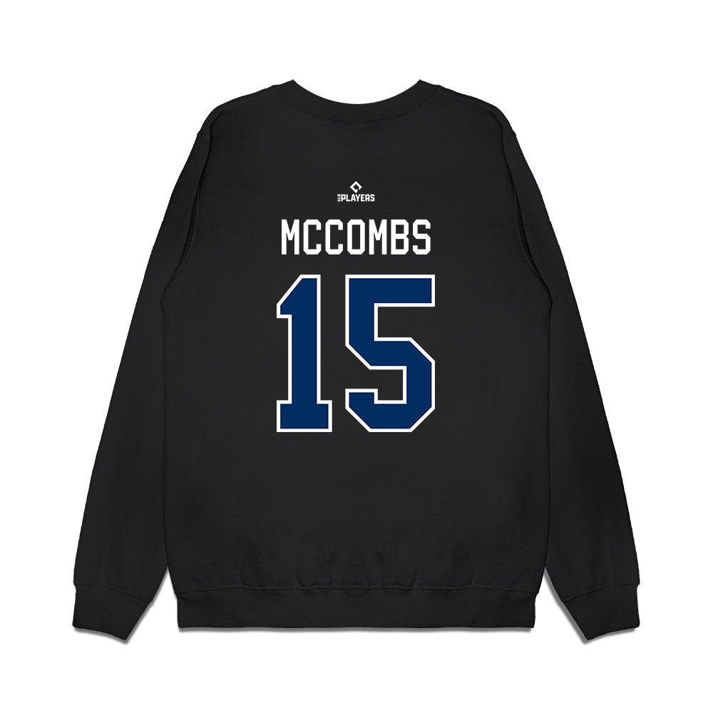 Cedar Rapids Kernels - MILB Baseball : Jacob McCombs - Premium Crewneck Sweatshirt-1