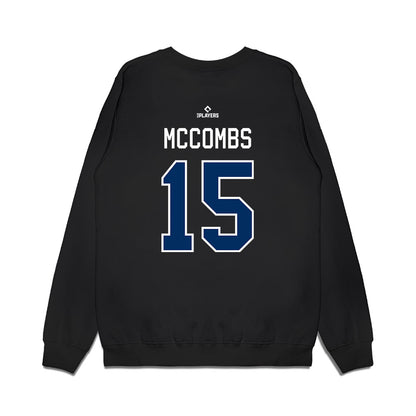 Cedar Rapids Kernels - MILB Baseball : Jacob McCombs - Premium Crewneck Sweatshirt-1