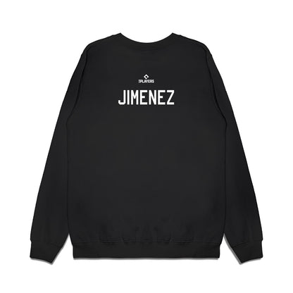 Cedar Rapids Kernels - MILB Baseball : Enrique Jimenez - Premium Crewneck Sweatshirt-1