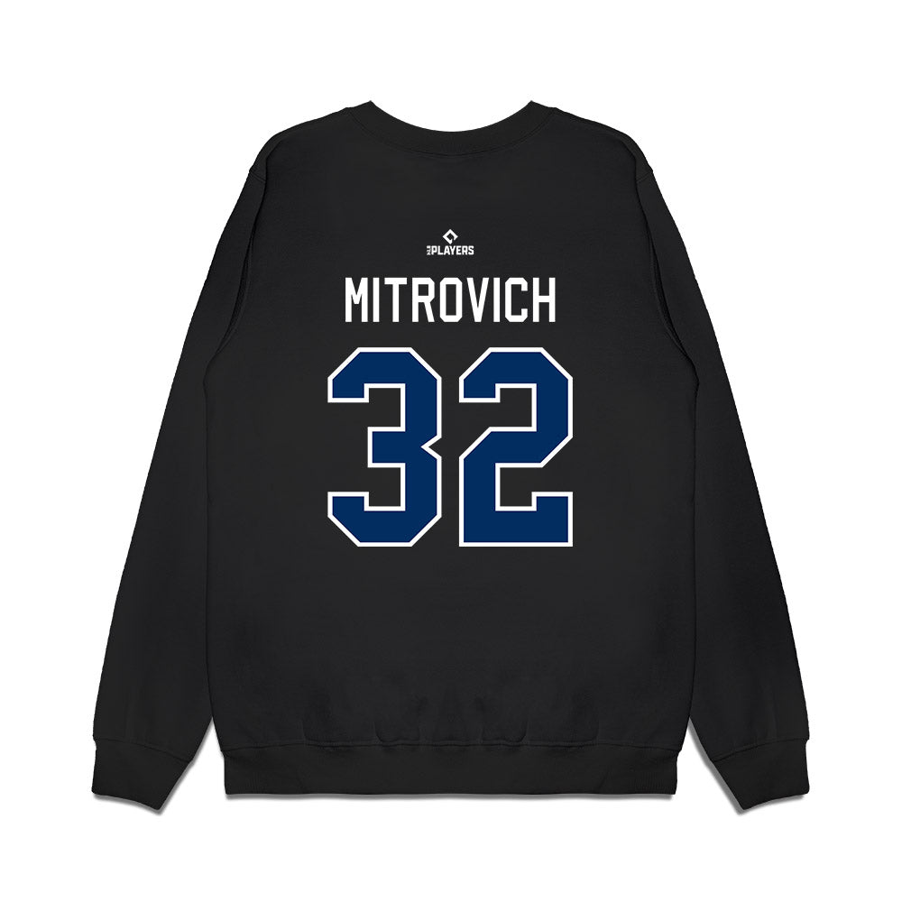 Cedar Rapids Kernels - MILB Baseball : Justin Mitrovich - Premium Crewneck Sweatshirt-1