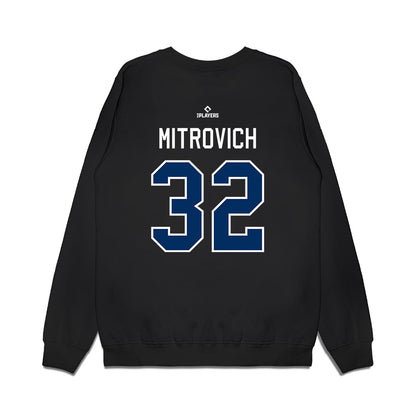 Cedar Rapids Kernels - MILB Baseball : Justin Mitrovich - Premium Crewneck Sweatshirt-1