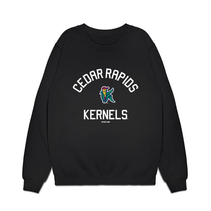 Cedar Rapids Kernels - MILB Baseball : Yasser Mercedes - Premium Crewneck Sweatshirt-0