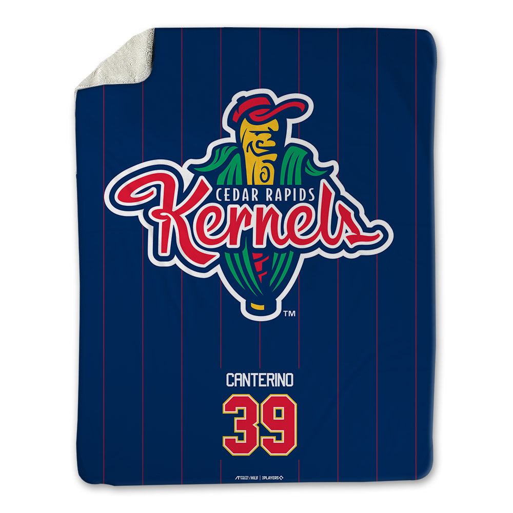 Cedar Rapids Kernels - MILB Baseball : Matt Canterino - Blanket-0