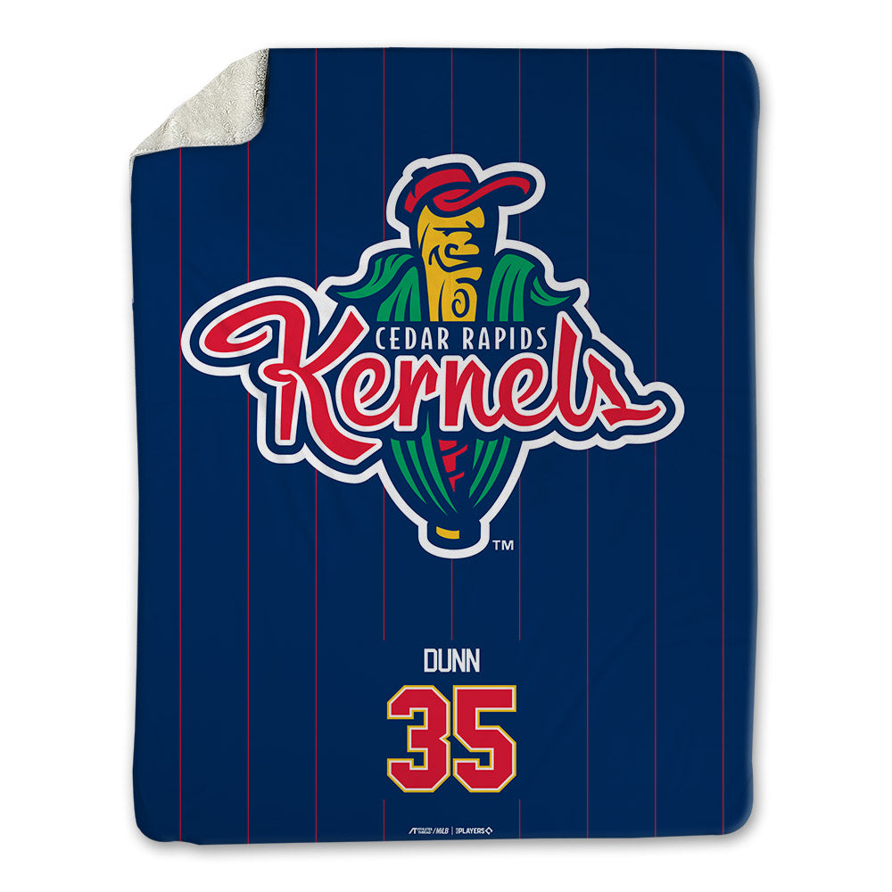 Cedar Rapids Kernels - MILB Baseball : Ross Dunn - Blanket-0